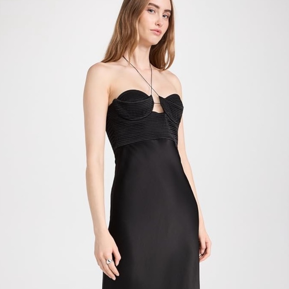 NWT Anna October Sarah halter midi dress, size Small